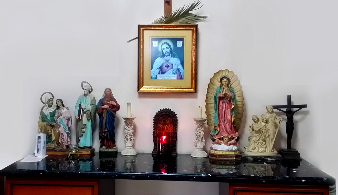 Enthronement of the Sacred Heart of Jesus in homes.